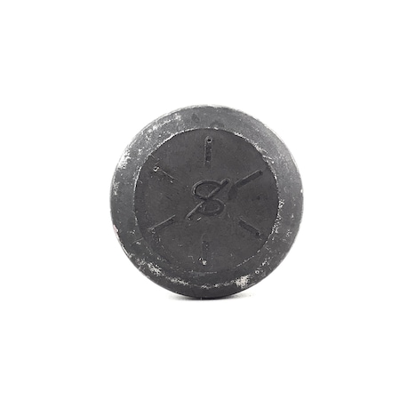 Euclid Stud, Wheel, Rh, Serrated, 3/4-16 Thread, 0.783/0.786 Body Dia, Gr8 E5757R